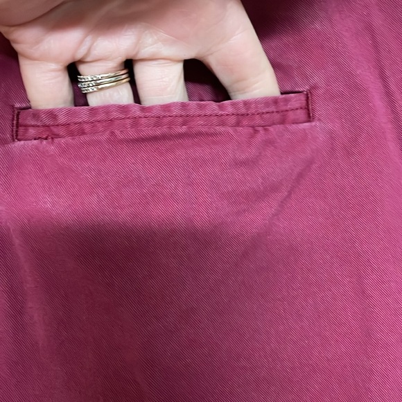 Loft size 6 Mauve Pink Color Mid-rise 6” Inseam The Riviera Shorts with Pockets - Picture 7 of 10